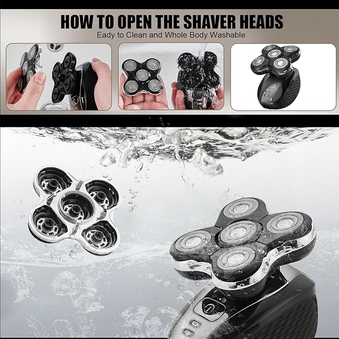 Pro Head Shaver Replacement Blades Compatible with Remington Balder Pro Head Shaver Model XR7000,Precision Electric Shaving for Bald Men. (2pack)
