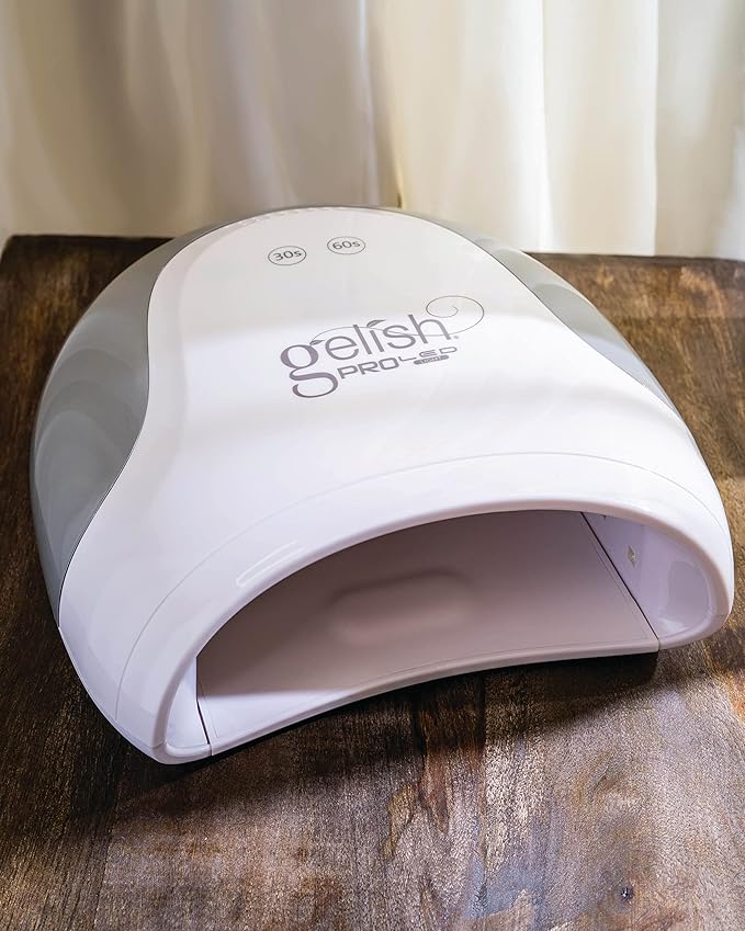 Gelish Pro LED Light – Professional Gel Nail Lamp, Fast Drying Nail Dryer, Compact & Portable UV/LED Light for Home & Salon Use, Pedicure-Friendly, No Bulb Replacement Needed.