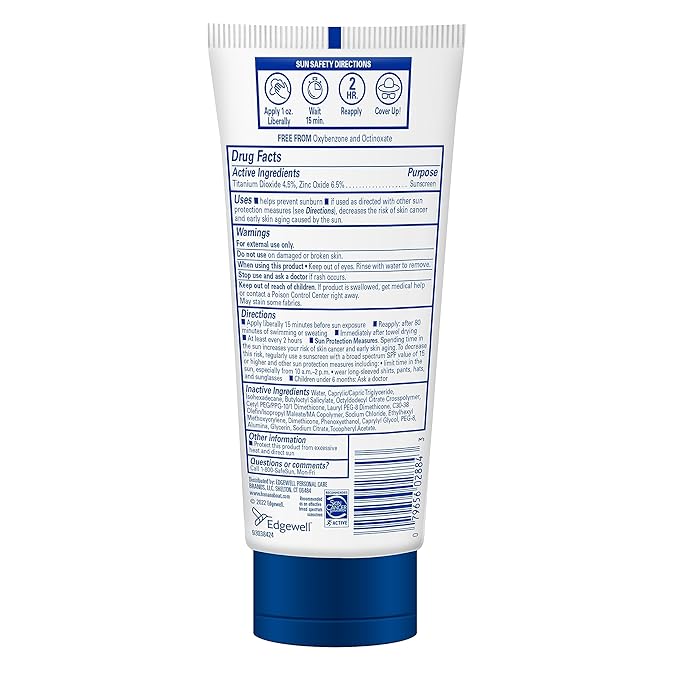 Banana Boat Sensitive 100% Mineral Sunscreen Lotion SPF 50 Twin Pack | Body Sunscreen, Sensitive Skin Sunblock, Oxybenzone Free Sunscreen, Banana Boat Mineral Sunscreen SPF 50, 6oz each