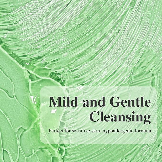 Madeca DERMA Botanic Cleansing Gel – pH Balancing Cleanser with Centella Asiatica & Tea Tree, Korean Skincare, Soothing & Calming with Natural, Hypoallergenic Ingredients (3.4 fl oz)