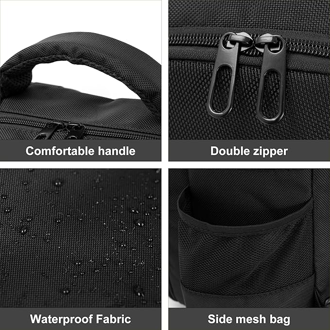 Barber Supplies Bag, Portable Backpack Bag for Clippers and Supplies, Travel Hairstylist Clipper Organizer Bag for Barber Tools with USB Port