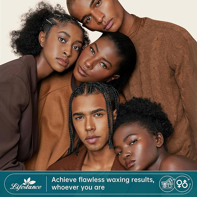 Lifestance Pearl White Waxing Beads, 1lb Unscented Coarse Hair Removal Wax Beans for Face, Eyebrow, Brazilian Bikini, Sensitive Skin at Home for Women and Men