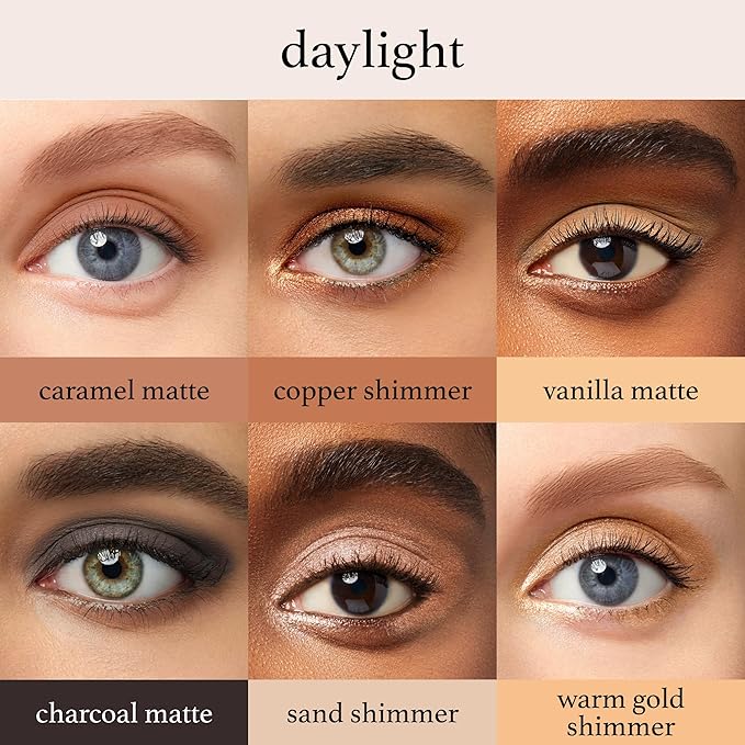 Julep Eyeshadow 101 Crème-to-Powder Eyeshadow Stick Palette-Style Creme-to-Powder 6 Piece Gift Set - Daylight