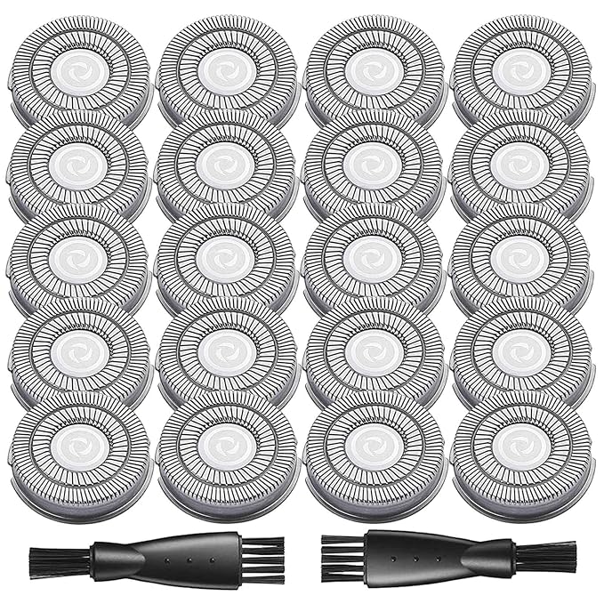 20PCS Pitbull Shaver Replacement Blade for Skull Shaver Replacement Heads, Skull Shaver Replacement Blades for Pitbull Gold Replacement Blades, Pitbull Skull Shaver Replacement Blade, Bald Man Gifts