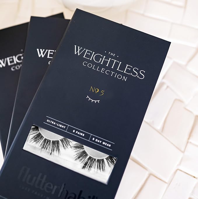 FlutterHabit Weightless Collection, DIY lash Extensions [1 month], Lash Clusters for Women, Salon Quality At Home Eyelash Extension Kit, Dramatic False Lashes (Dramatic), No Lash Glue Included