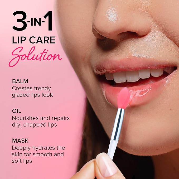 MAREE Lip Mask with Hyaluronic Acid 2 PACK - Overnight Butter Balm - Moisturizer for Very Dry Lips - Hidratante de Labios Care Hydration