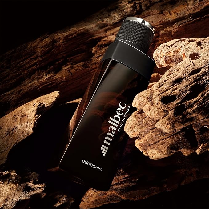 Malbec Intenso Eau De Toilette by O Boticário, Cologne For Men, Long Lasting Men's Fragrance, French Oak Barrel-Aged Red Wine & Woody Fresh Scent, 3.4 Ounce