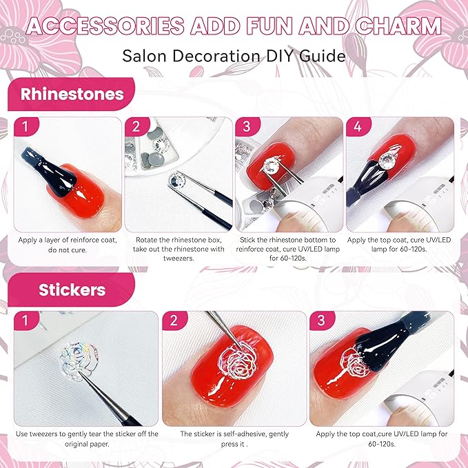 YTD Likomey Gel Nail Polish Kit,36 Colors and 4 Pcs Base Coat and Reinforce Coat Glossy&Matte Top Coat with UV LED Nail Lamp Starter Set,Salon Home DIY Nail Art Manicure Box