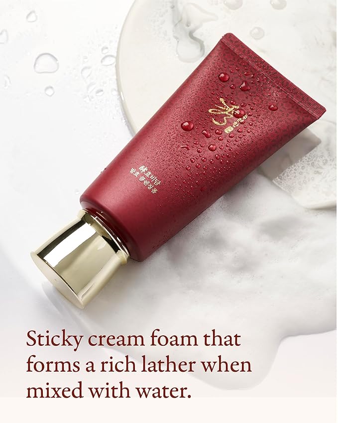 Sooryehan Hyobidam Fermented Cleansing Foam (5.4 fl oz) - Korean Skincare for Thorough Cleansing, Moisture Retention, and Softening Effects. with Baekhyodan™ to Remove Impurities