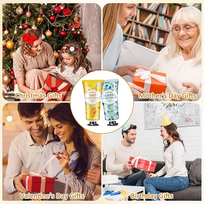 240 Pack Hand Cream Set For Women, Mothers Day Gifts, Nurse Gifts, Bridal Shower Gifts and Teacher Appreciation Gifts, Bulk Moisturizing Hand Lotion Travel Size for Dry Cracked Hands