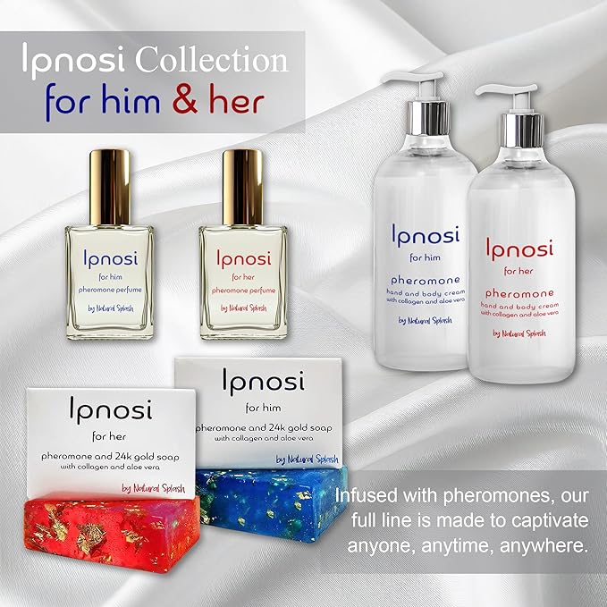 Ipnosi - Pheromone Infused Perfume For Him – Long-Lasting Fragrance – Essential Oil - By Natural Splash - (Ipnosi Men).