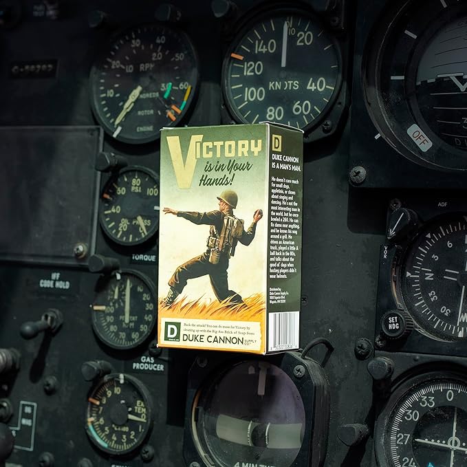 Duke Cannon Supply Co. Big Brick of Soap Bar for Men, Victory - Extra Large, All Skin Types, 10 oz. (Pack of 6)