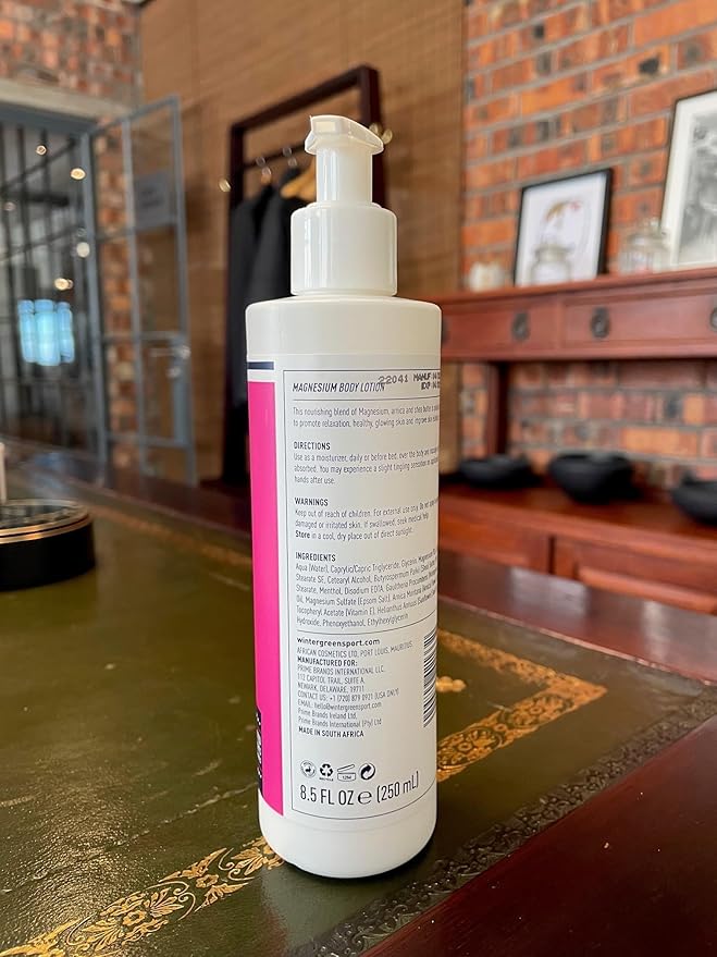 Magnesium Lotion, Pure Magnesium PCA, Shea Butter, Arnica Montana, Seed Oil, & Vitamin E, 8.5 Fl Oz (250 ml)