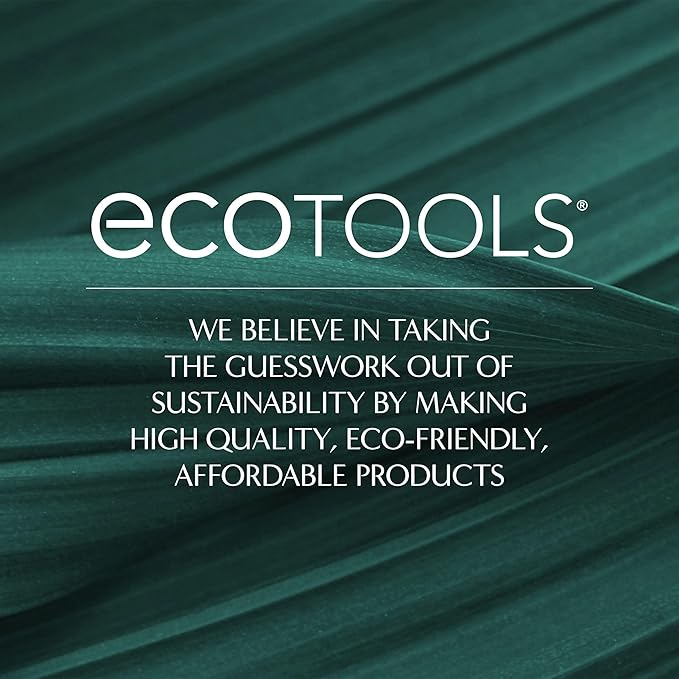 EcoTools Daily Makeup Brush Cleanser Spray, Quick Drying, Fragrance Free & Dermatologist Tested, Travel Size, TSA Approved, Cruelty-Free & Vegan 3 fl oz./89 ml. Bottle XL Refill