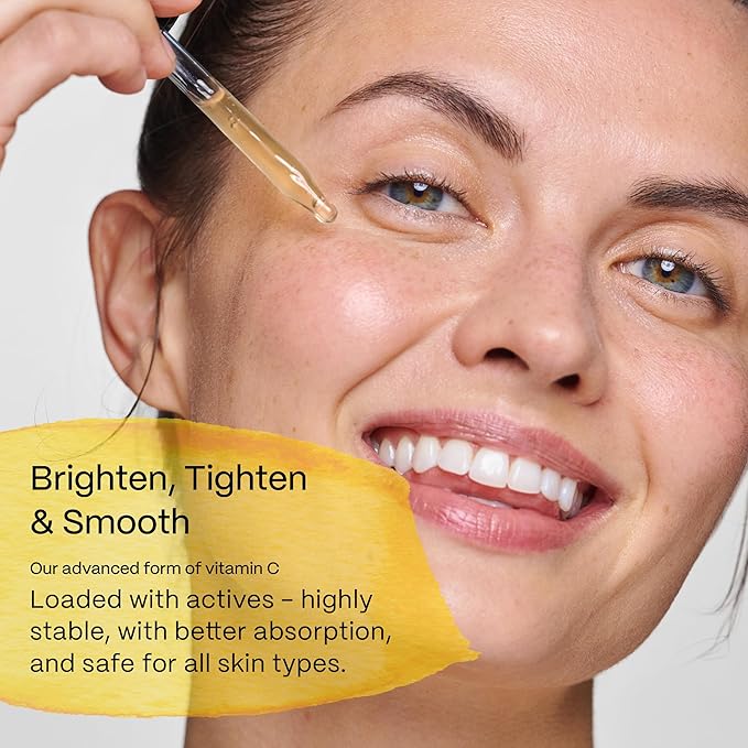 Mad Hippie Vitamin C Serum for Face with Hyaluronic Acid & Triple C Night Cream Ceramide Moisturizer - Skin-Brightening Skin Care Set (2 Piece Set)