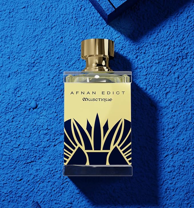 Afnan Edict Musctique Unisex Luxury Eau de Parfum Spray, 2.7 Fl. Oz – Elegant Musk & Oud Perfume with Saffron & Vanilla