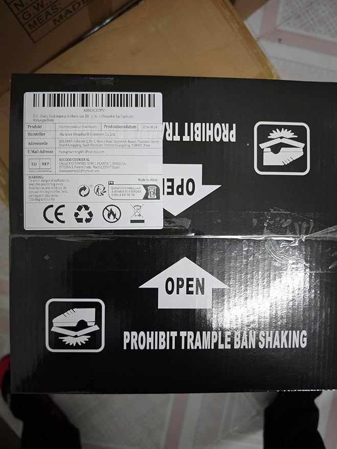 High Temperature Sterilizer, 8L Large Capacity Dry Heat Sterilizer, Max. Temperature 220℃, With Temperature Control & Timer, For Hair Salon Spa Nail Salon, Tool Sterilizer（Black）