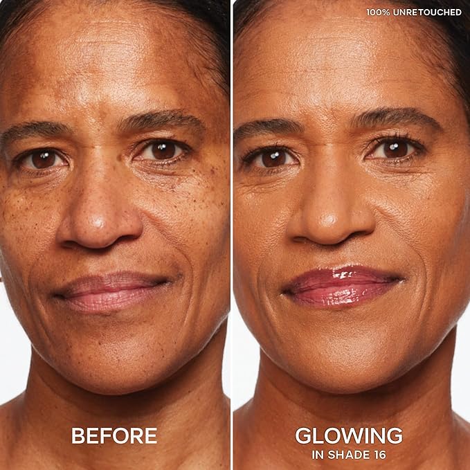 Saie Slip Tint Radiant Cream Concealer & All-Over Face Makeup - Concealer for Dark Circles, Redness & Blemishes - Lightweight Makeup Made with Hydrating Hyaluronic Acid - Shade 16 (0.17 oz)