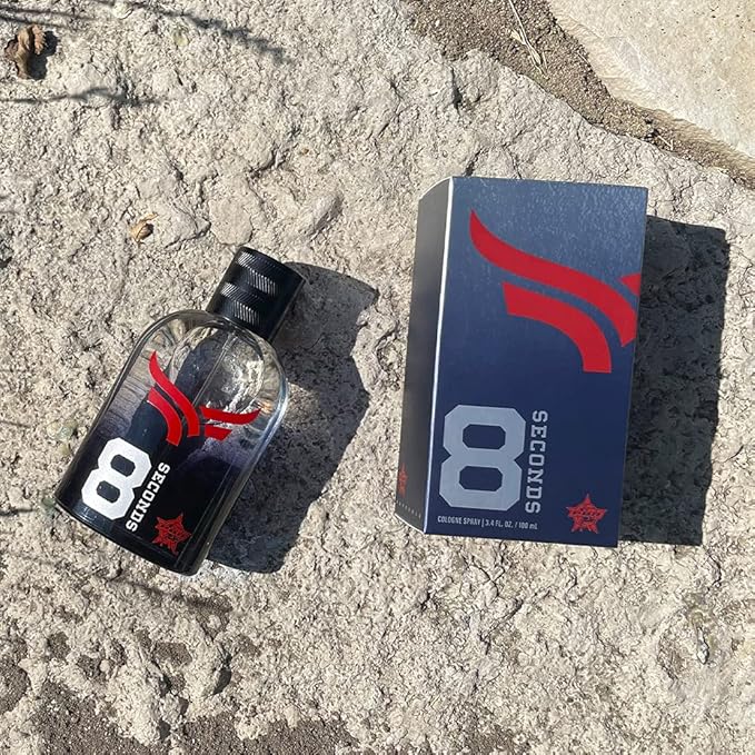 Tru Western PBR 8 Seconds Men's Cologne, 3.4 fl oz (100 ml) - Bold, Fresh, Magnetic