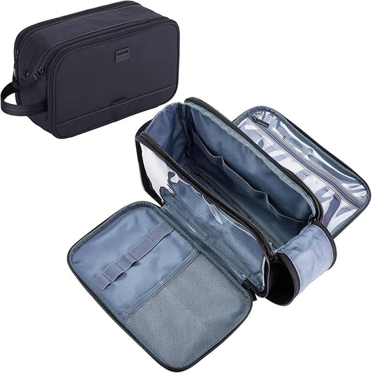 ZEEMO Toiletry Bag for Men, Water-resistant and Leak-Proof Dopp Kit with Large Capacity for Toiletries