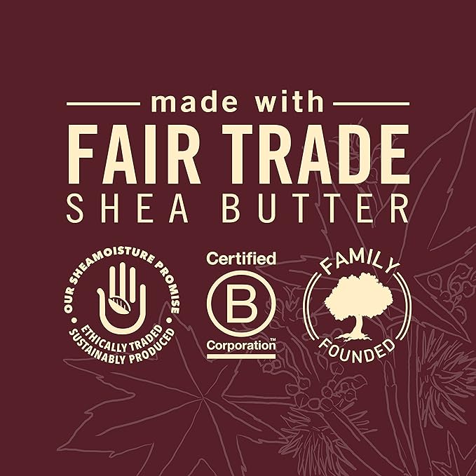 Shea Moisture Jamaican Black Castor Oil Clarifying Shampoo & Conditioner - Strengthen & Restore Sulfate-Free Shampoo & Conditioner Set with Shea Butter, ACV, and Peppermint Oil for Hair (2 Piece Set)