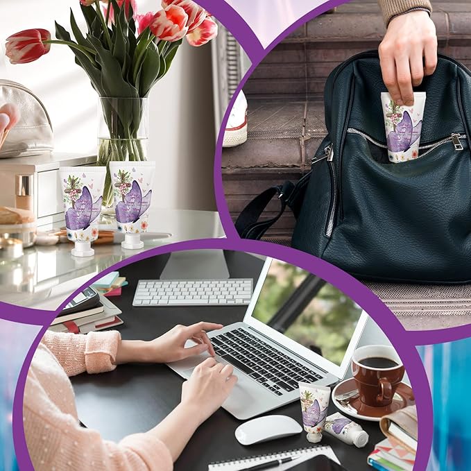 50 Pack Christian Hand Lotion Bulk Gifts for Women Mother Day Bible Mini Travel Hand Lotion Bulk for Stocking Stuffers Gifts Women Church Appreciation Teachers Coworkers(Vibrant)