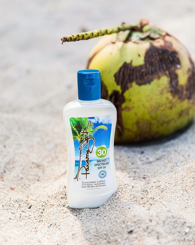 Panama Jack Sunscreen Suntan Lotion - SPF 30, Broad Spectrum UVA/UVB Protection, PABA, Paraben, Gluten & Cruelty Free, 6 FL OZ (Pack of 2)