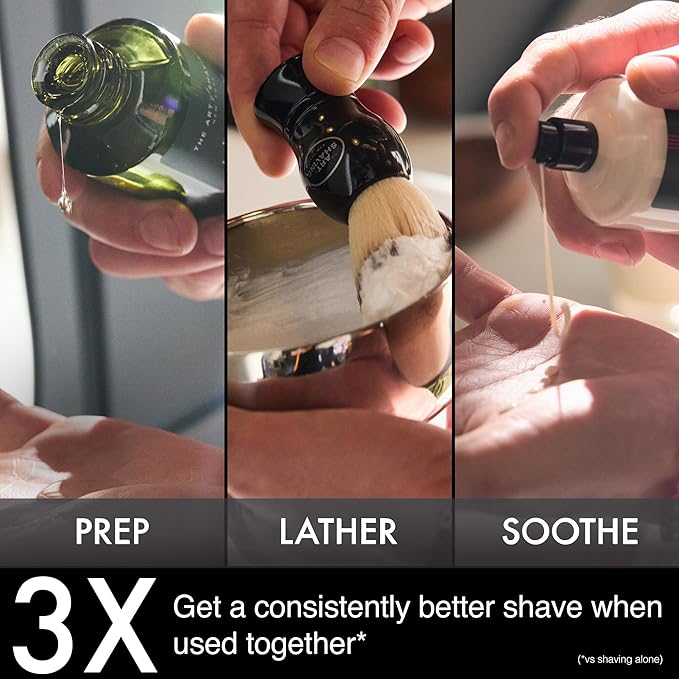 The Art of Shaving Unscented Shaving Cream for Men - Beard Care, Protects Against Irritation and Razor Burn, Clinically Tested for Sensitive Skin, 5 Fl Oz (Pack of 1)