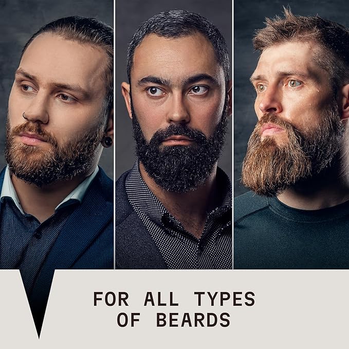 Striking Viking Beard Wash - 17 oz, Natural Tea Tree & Biotin - Cologne Scent Beard Shampoo Paraben & Sulfate Free For Men - Deep Cleansing and Care