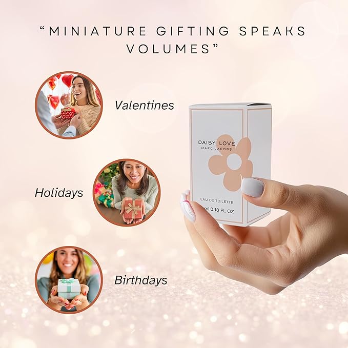 Marc Jacobs Daisy Love Perfume for Women Mini EDT Splash 0.13 Ounce