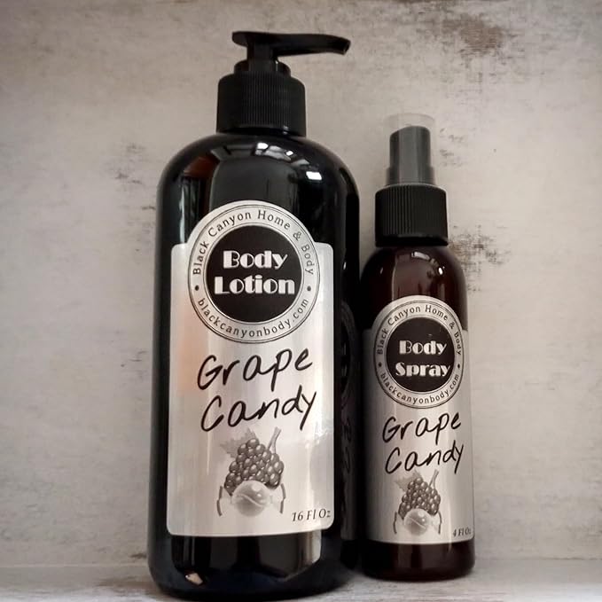 Black Canyon Grape Candy Scented Body Lotion and Scented Body Spray