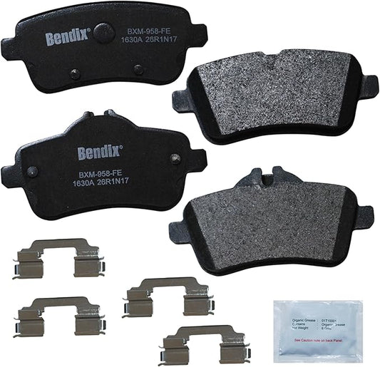 Bendix Priority1 CFM1630A Semi-Metallic Rear Brake Pads compatible with Mercedes-Benz GL63 AMG 2016-2013, GLE63 AMG 2019-2016, GLE63 AMG S 2019-2016, GLS63 AMG 2019-2017, ML63 AMG 2015-2012