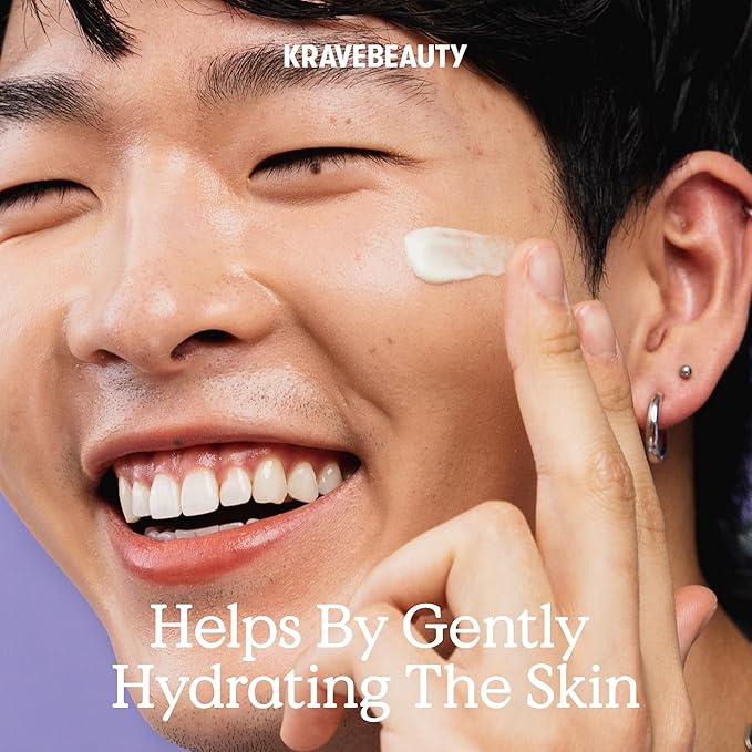 KraveBeauty Great Barrier Relief, Soothing Skin Barrier Repair Serum, Contains Tamanu Oil to Soothe and Calm Redness, For All Skin Types, Vegan & Cruelty Free, 1.52 fl oz