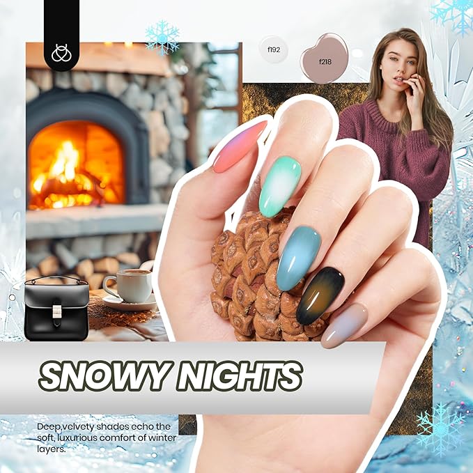 Beetles Gel Nail Polish Kit with U V Light, 32 Colors Gel Polish 54 Pcs Nail Kit includes Base and Matte&Glossy Top Coat Soak Off DIY Art Kit Manicure Four Seasons Glow Gifts for Women Teens Girls