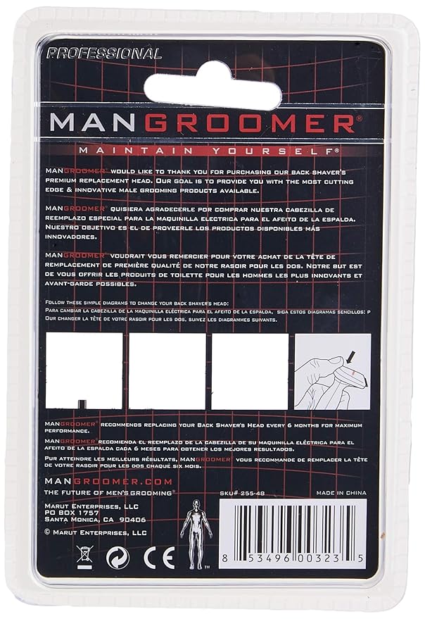 MANGROOMER Sku 255-48 Professional Premium Replacement Head
