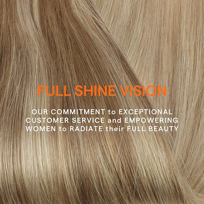 Full Shine Balayage Clip in Hair Extensions Real Human Hair Blonde Remy Hair Extensions Clip ins Color 10 Fading to 16 and 16 Blonde Clip in Real Hair 7 Pcs 22 Inch 120 G