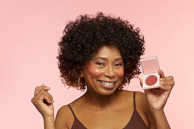 Sigma Beauty Cream Blush – Hydrating Cream Blush for Cheeks and Lips, Lightweight, Buildable Sheen Formula with Nourishing Ingredients (Nearly Wild, Pomegranate Pink Sheen)