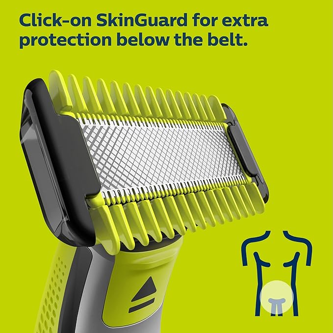 Philips Norelco OneBlade Face + Body Hybrid Electric Trimmer and Shaver, QP2630/70