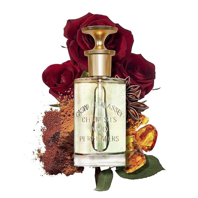 Caswell-Massey RÒS Eau de Parfum, Modern, Floral Masculine Fragrance with Rose & Dark Amber, Long-Lasting Men’s Fragrances, Full Size, Perfume for Men, 3.4 Fl Oz