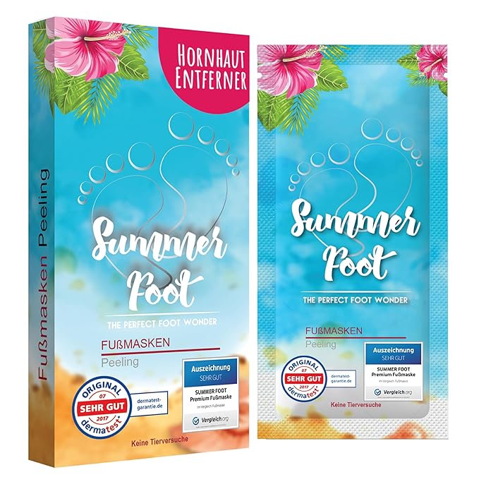 Peeling Mask That Removes Dead Skin - Dermatologically Tested Callus Remover for Dry Cracked Feet - Exfoliating Foot Peel Mask for Baby Soft Feet - Cucumber & Urea Extracts