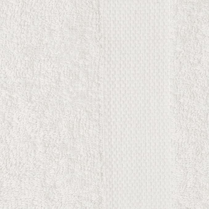 Simpli-Magic 79404 Bath Towels, White, 25x50 Inches Towels for Pool, Spa, and Gym Lightweight and Highly Absorbent Quick Drying Towels, 25 in x 50 in