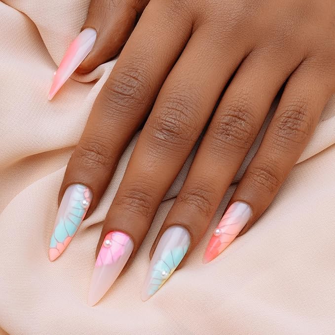 Apres Gel Couleur Combo Set, 5 Color Gel Nail Polish, Bright Nude Pastel Colors with Brush-X Nail Art Brush, 2024 Edition (Set 11)