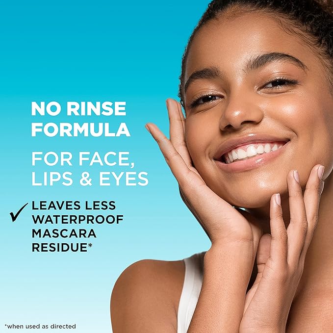 Garnier Micellar Water for Waterproof Makeup, Hydrating Facial Cleanser & Makeup Remover, Suitable for Sensitive Skin, Vegan, Cruelty Free, 13.5 Fl Oz (400mL), 2 Count