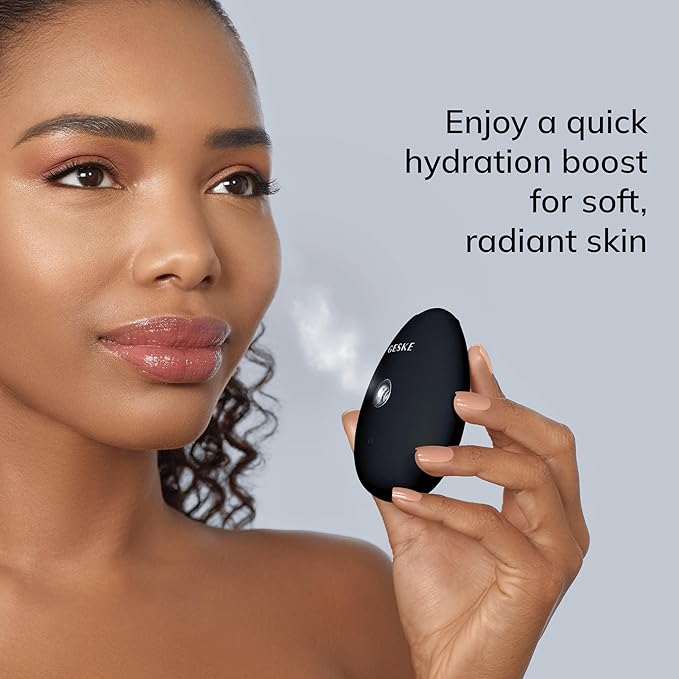 SmartAppGuided™ Facial Hydration Refresher | 4 in 1 | Water Atomizer | Moisturizing Spray Machine | Face Mister | Humidifier for Natural Glow | Reduce Redness & Dry Skin