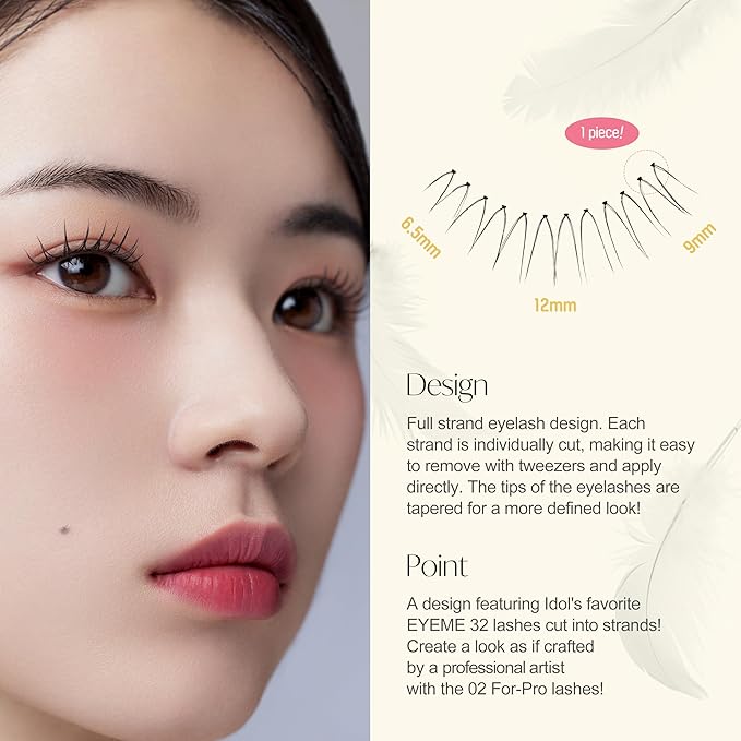 Eyelash x Artist Collaboration NO.02 – 5 Set Pack, Lightweight False Eyelashes, Wispy Lashes for a Flawless Natural Look, Perfect for Daily Wear & Comfortable Fit, K-Beauty
