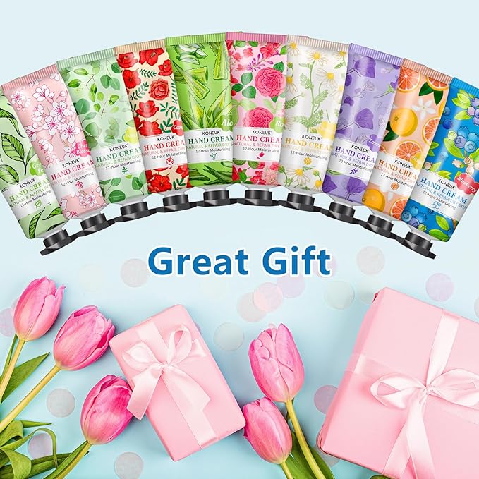 16 Pack Hand Cream Gifts Set, Mothers Day Gifts, Bulk Hand Lotion Travel Size for Dry Cracked Hands, Hand Cream for Nurse Gifts, Teacher Appreciation Gifts and Bridal Shower Gifts