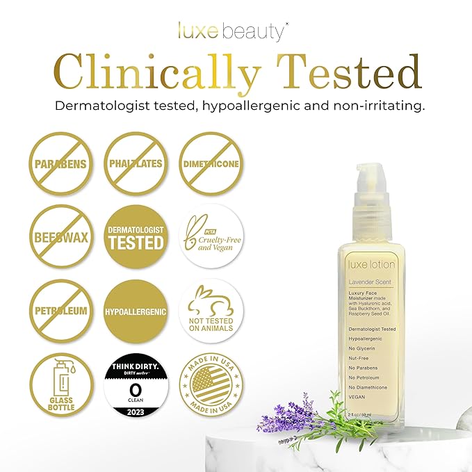 Non-Greasy Hyaluronic Acid Moisturizer – Lavender-Scented Lotion, Silicone Free, No Fillers - Anti-Aging Hydrating Hyaluronic Acid Body Lotion w/ Organic & Plant Based Ingredients – Travel Size 2oz