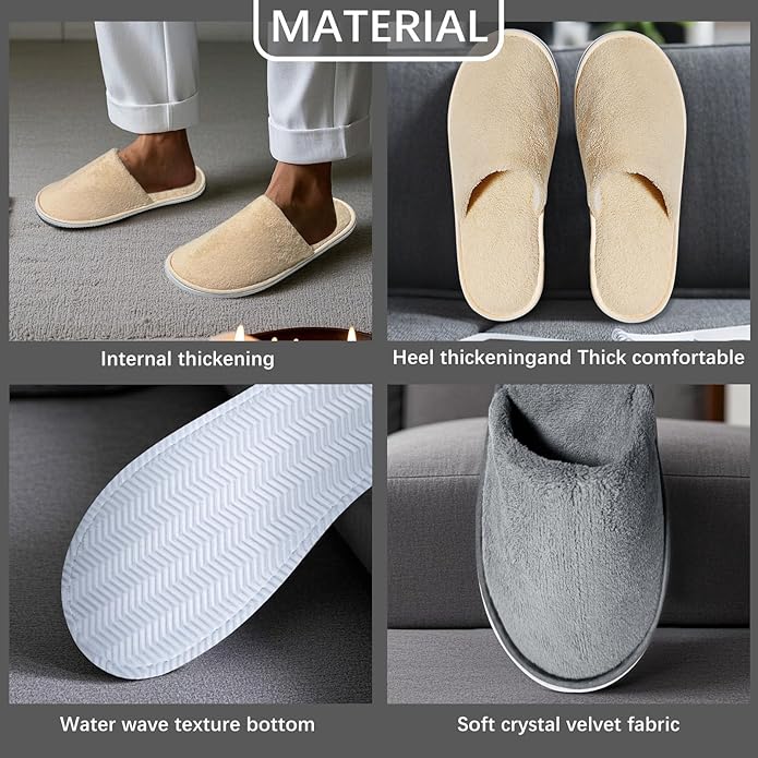 8-14-15Pairs guest slippers disposable for guests Washable Reusable Which Can Be Used As Women Men House Indoor Bathroom Bedroom hotel