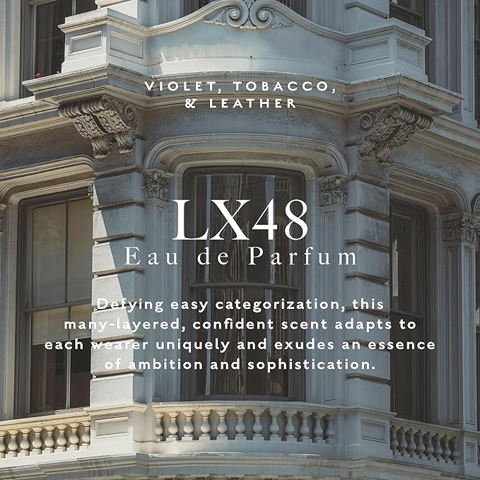 Caswell-Massey LX48 Eau de Parfum, Bold, Masculine Fragrance with Cedarwood, Saffron & Tobacco, Long-Lasting Men’s Fragrances, Full Size, Perfume for Men, 3.4 Fl Oz