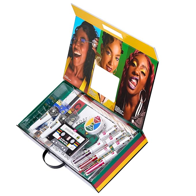 Black Radiance Cross Colours 10-Piece Makeup Set, Bold 90s-Inspired Collection with Vivid Eyeshadows, Lip Colors & Face Essentials, Buildable Coverage, Perfect for Gifting or Collecting